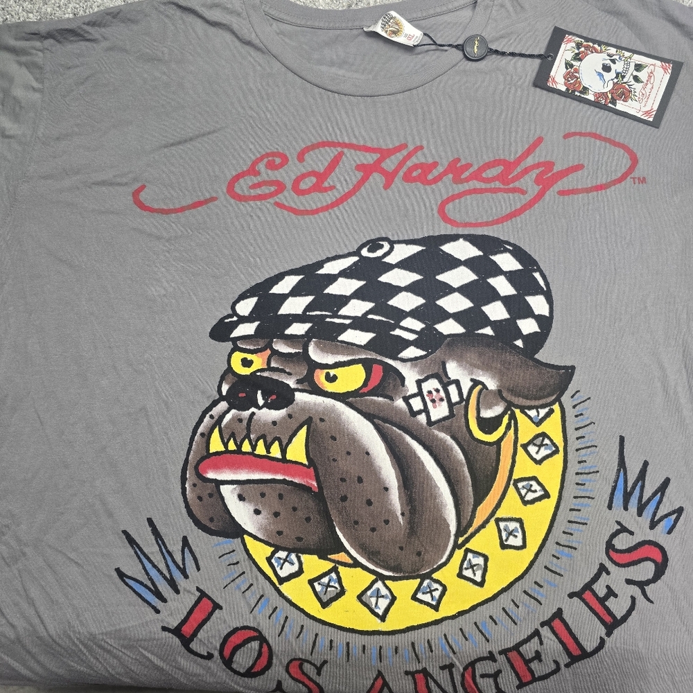 NWT ED HARDY MENS SHIRT SIZE 4XL - Picture 2 of 9